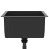 Handmade Kitchen Sink Black Stainless Steel
