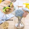 30 Pcs Plastic Flower Cocktail Picks Fruit Stick Household Wares, Random Color