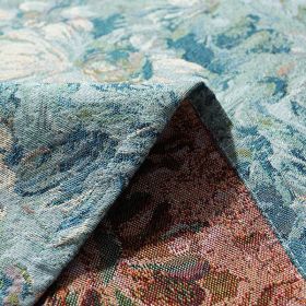 Cloth father tablecloth tablecloth ins cotton linen tablecloth tassel rectangular tablecloth table mat tea table cover cloth wholesale (colour: Curl+blue oil painting)