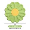 Flower Heat Resistant Silicone Mat Drink Cup Coasters Non-slip Pot Holder Table Placemat Kitchen Accessories Coasters Pads